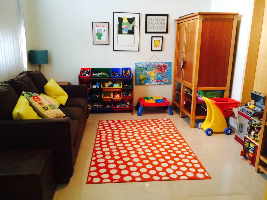 The play room.